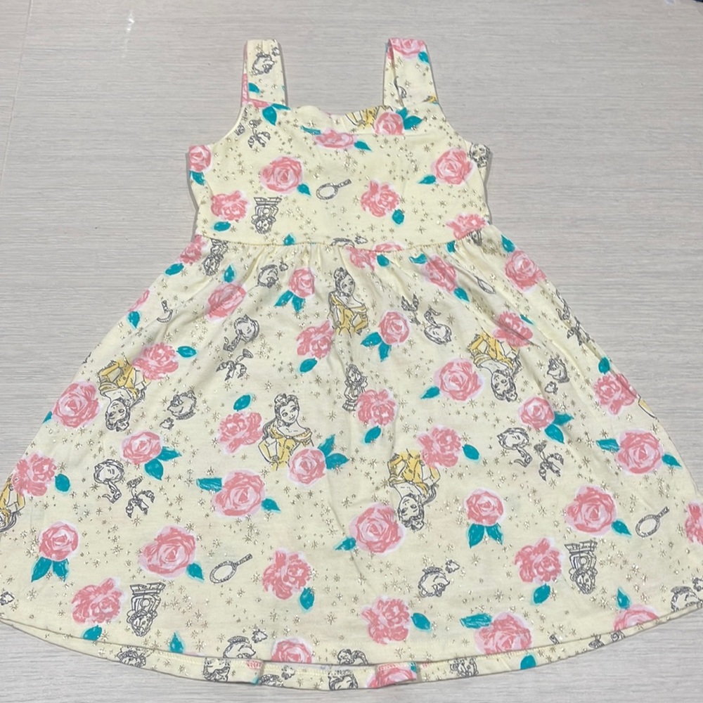 Disney Princess Belle Cotton Dress girls size 5